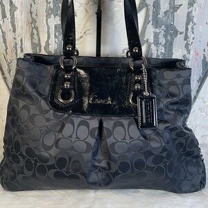 Coach Ashley Signature Carryall bag.